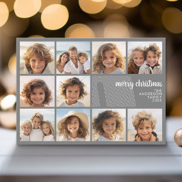 シンプルミニマル- 10枚の写真 – Zen Arch Gray White シーズンカード