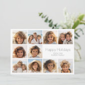 シンプルミニマル- 10枚の写真 – Zen Arch Gray White シーズンカード (スタンド正面)