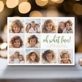 シンプルミニマル- 10枚の写真 – Zen Arch Green White シーズンカード