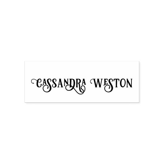 シンプルミニマル#16名のみ セルフインキングスタンプ (デザイン)