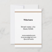 シンプルミニマルBUSIロゴの追加カスタム文字 (裏面)