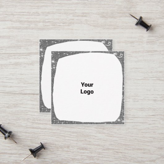 シンプルミニマルBUSIロゴの追加カスタム文字 コーリングカード (正面/裏面インサイチュ)