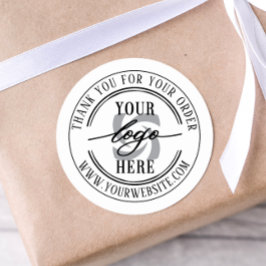 シンプルミニマルBusiness Logoカスタム ラウンドシール