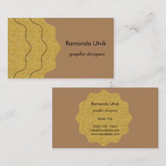 シンプルミニマルClean Business Card 名刺 (正面/裏面)