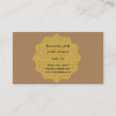 シンプルミニマルClean Business Card 名刺 (裏面)