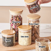 シンプルミニマルKitchen & Pantry Storage Labels シール