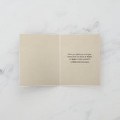 シンプルミニマルKraftモノグラム素朴ありがとう サンキューカード (内部)