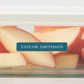 シンプルミニマルPowder Blue Add Your Name School ラベル (貼付)