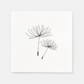 シンプルミニマ吹リスト スタンダードカクテルナプキン (正面)