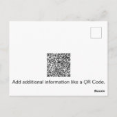 シンプルミニマ実在的な不動産販売 ポストカード (裏面)