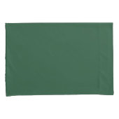 シンプルミニマ無地のリストカラー濃い緑 枕カバー (正面右)