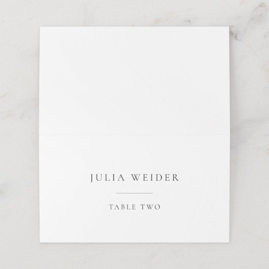 シンプルミニマ結婚リスカスタムト護衛 プレイスカード (外部開封)