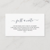 シンプルミニマ結婚リストの挿入エンクロージャカード エンクロージャーカード (正面)