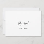 シンプルミニマ結婚リストの看板 (裏面)