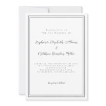 シンプルミニマ結婚リストグレイホワイトシックエレガント