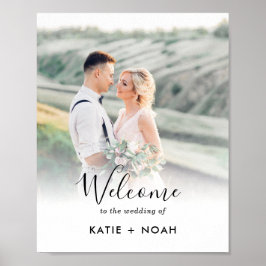 シンプルミニマ結婚リスト歓迎サイン ポスター