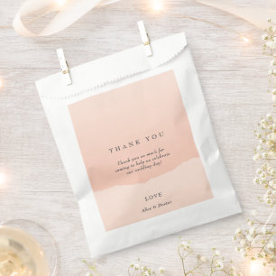 シンプルミニマ結婚リスト赤面カラフルの感謝 フェイバーバッグ