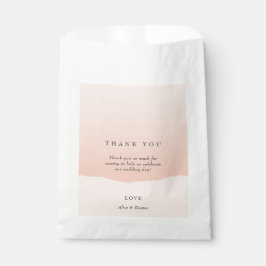 シンプルミニマ結婚リスト赤面カラフルの感謝 フェイバーバッグ