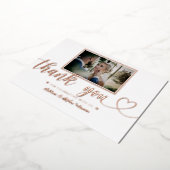 シンプルミニマ結婚リスト金箔サンキューカード 箔シーズンカード (回転した状態)