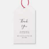 シンプルミニマ結婚リスト ギフトタグ (正面)