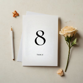 シンプルミニマ結婚リスト テーブルナンバー