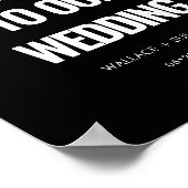 シンプルミニマ結婚リスト ポスター (角)