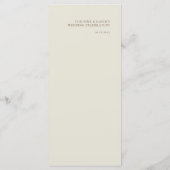 シンプルミニマ結婚リスト メニュー (裏面)