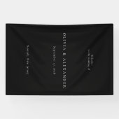 シンプルミニマ結婚リスト 横断幕 (横)