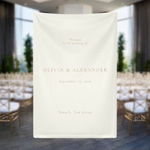 シンプルミニマ結婚リスト 横断幕