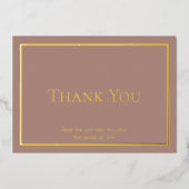 シンプルミニマ結婚リスト 箔シーズンカード (正面)