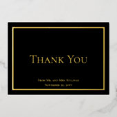 シンプルミニマ結婚リスト 箔シーズンカード (正面)