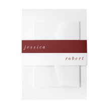 シンプルミニマ赤と白結婚リスト