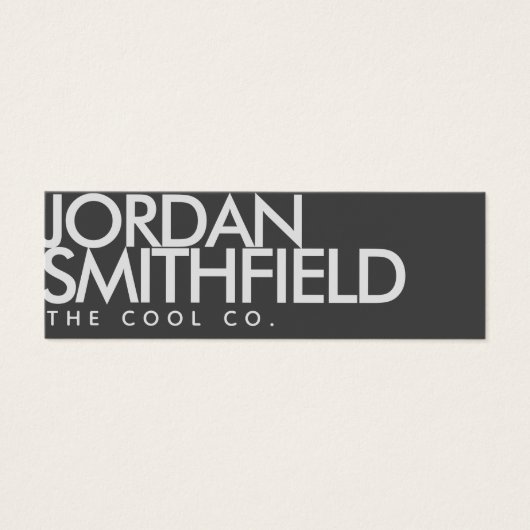 シンプルミニ名刺 (正面)