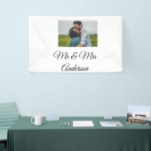 シンプルミミニマルス・アンド・ミセスがあなたの名前の写真を添える 横断幕 (トレードショー)