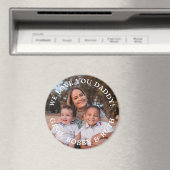 シンプルメッセージアーチ型文字と写真 マグネット (インサイチュ (食洗機))