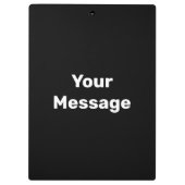 シンプルメッセージ名のテンプレート クリップボード (裏面)