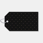 シンプルメッセージ編集可能な色の休日ギフトラベル ギフトタグ (裏面横)