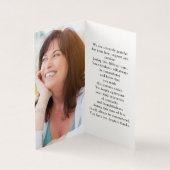 シンプルメモリアル2フォトフォルダー祈りの言葉カード (内部)