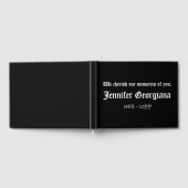 シンプルメモリミニマルゲストブック ゲストブック (全面)