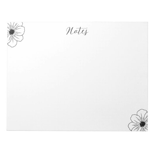 シンプルメモ帳 ノートパッド (正面)