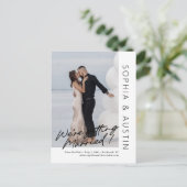 シンプルメモ編集可能な色日付はがきを保存 ポストカード (スタンド正面)