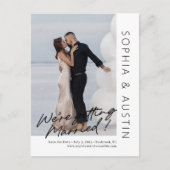 シンプルメモ編集可能な色日付はがきを保存 ポストカード (正面)