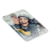 シンプルメリーと明るい写真の休日 マグネット (右側)