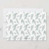 シンプルメリーと明るい家族写真の風景 シーズンカード (裏面)