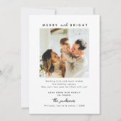 シンプルメリーとBright Family Christmas シーズンカード (正面)