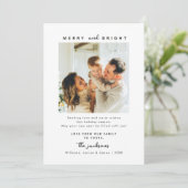 シンプルメリーとBright Family Christmas シーズンカード (スタンド正面)