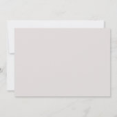 シンプルメリークリスマスカスタムフォトホリデーカード サンキューカード (裏面)