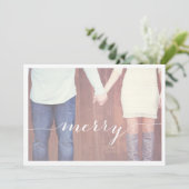 シンプルメリークリスマスカード シーズンカード (スタンド正面)