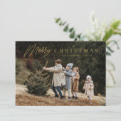 シンプルメリークリスマススクリプト3写真 シーズンカード (スタンド正面)
