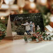 シンプルメリークリスマススクリプト3写真 シーズンカード